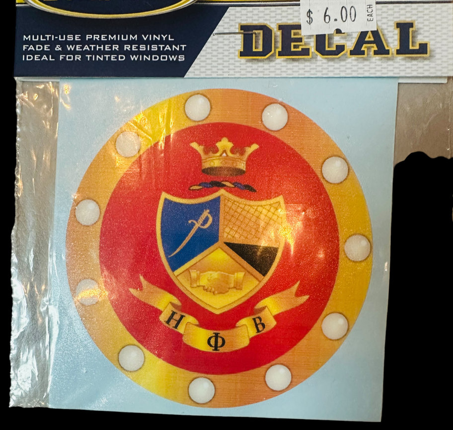 Eta Shield Decal (Round)