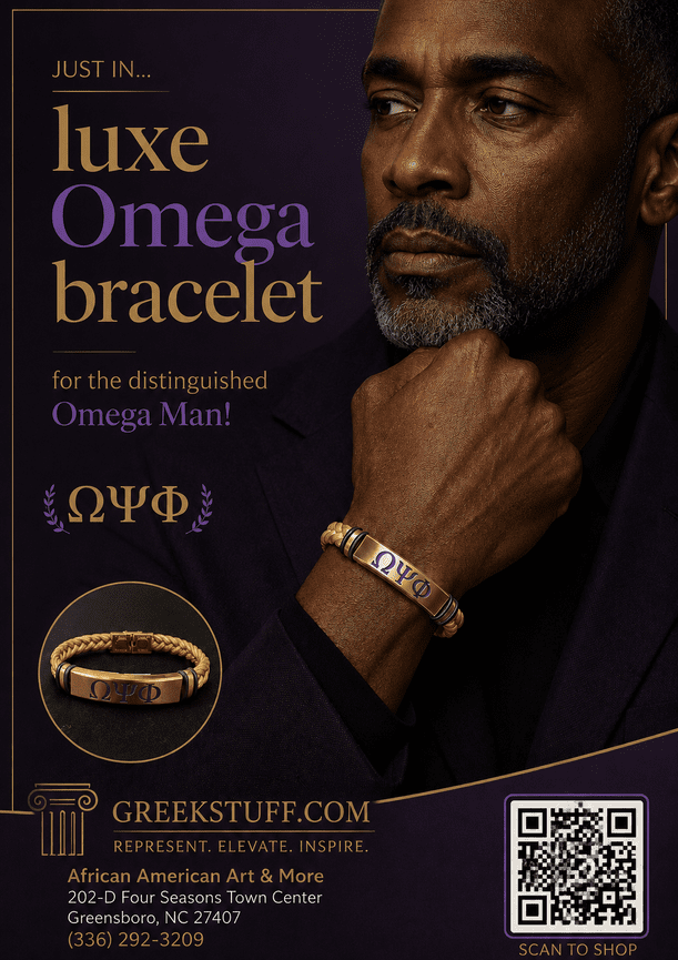 Omega Luxe Leather Bracelet