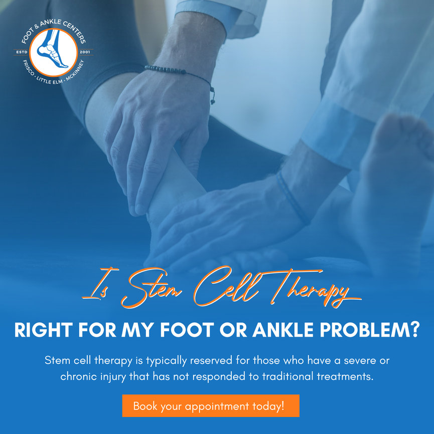 Is Stem Cell Therapy Right For My Foot Or Ankle Problem Foot Ankle