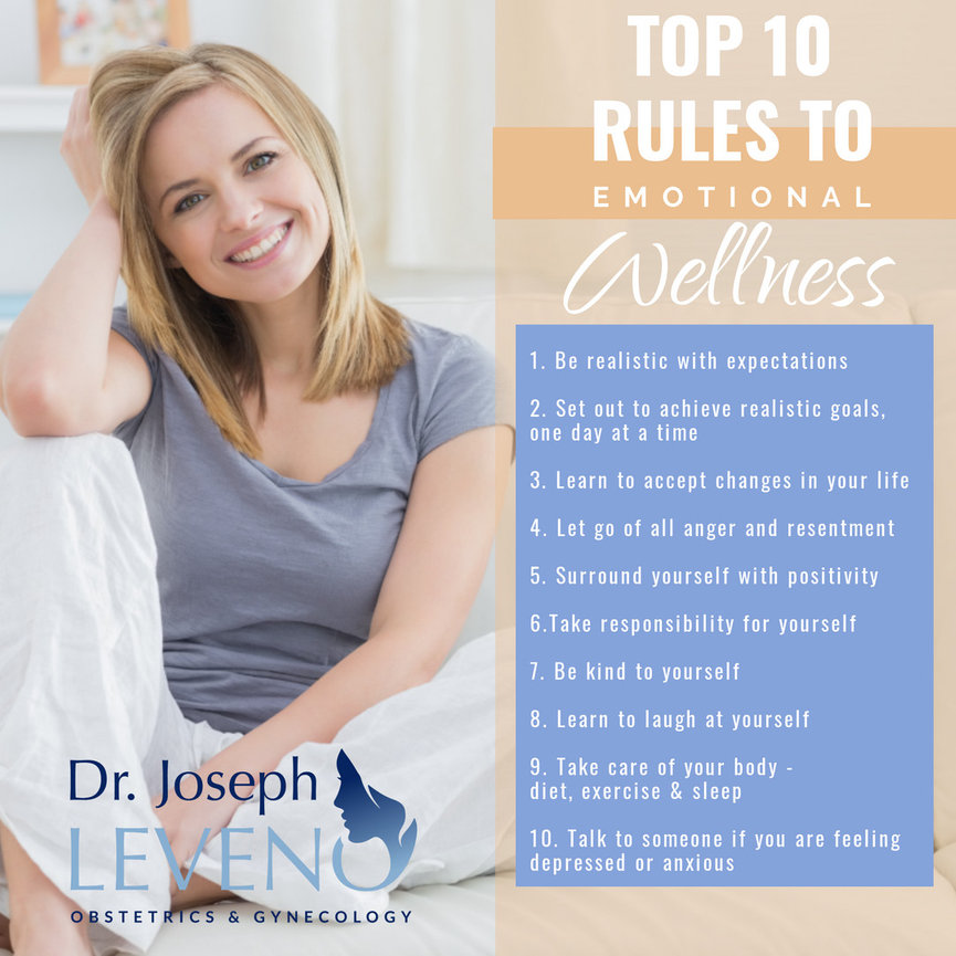 Top 10 Steps to Emotional Wellness Dr. Joseph Leveno