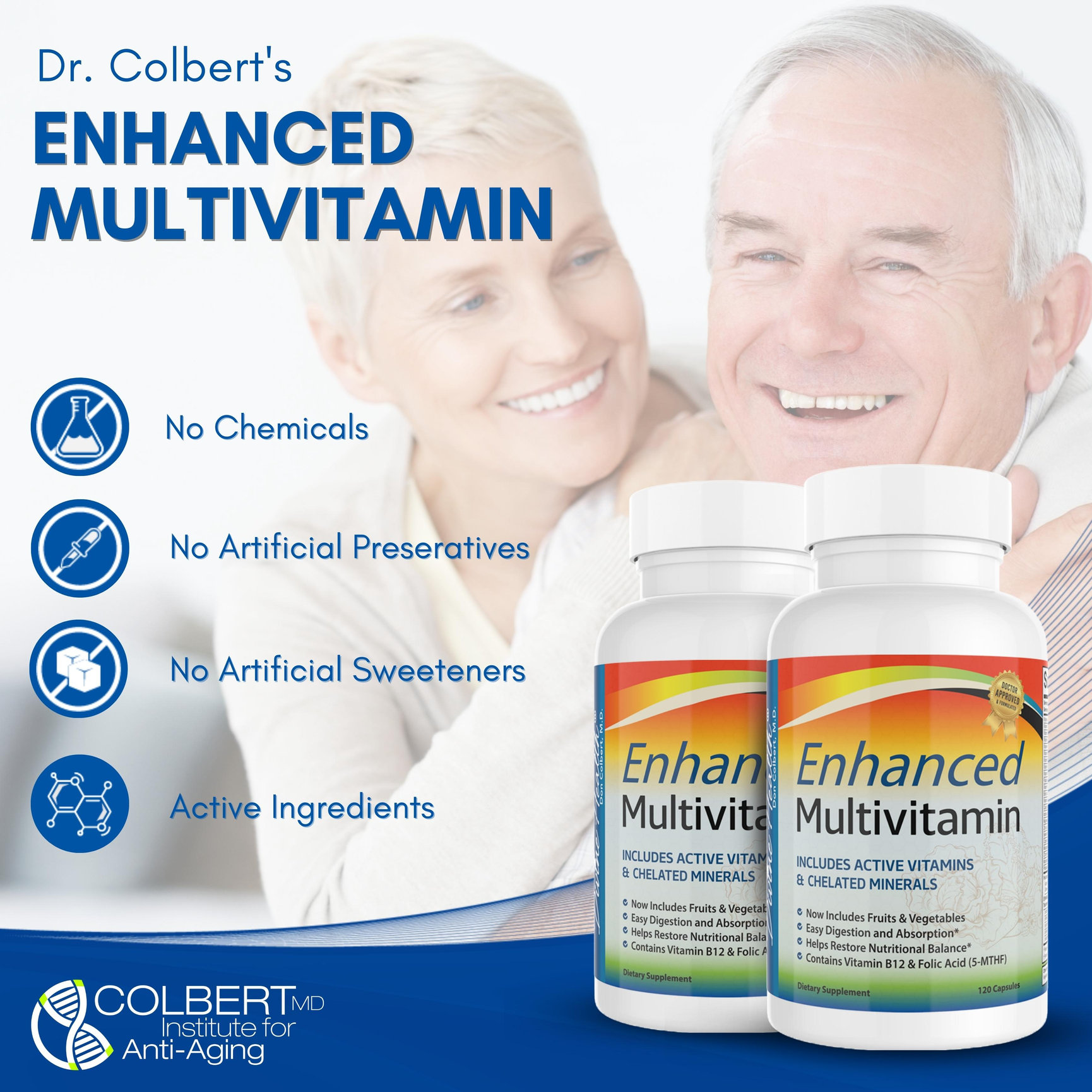Dr. Colbert's Enhanced Multivitamin Colbert Institute of Anti Aging