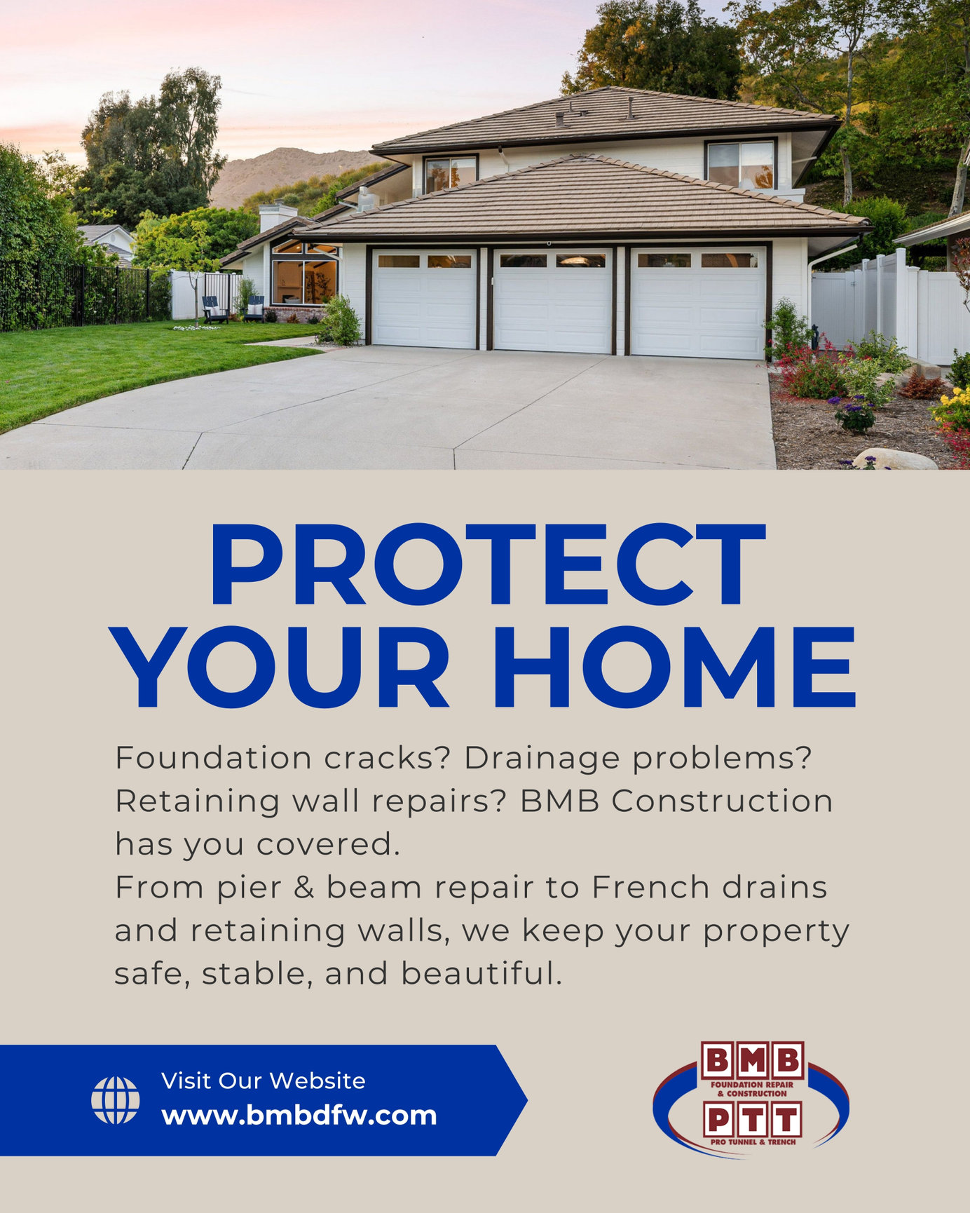 Foundation Repair Parker County TX | BMB Construction Services