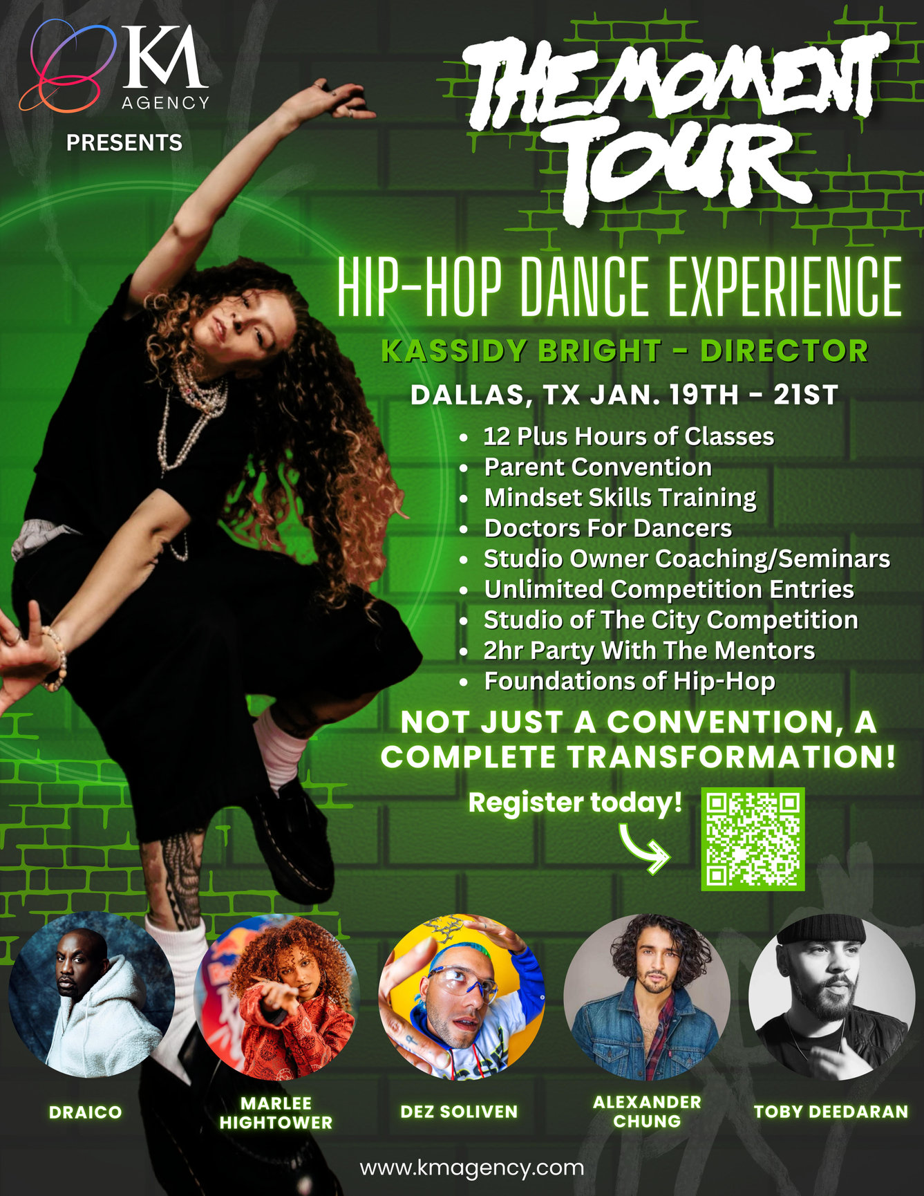 Register for Hip-Hop Dance Experience Workshop in Dallas, Tx - KM Agency 